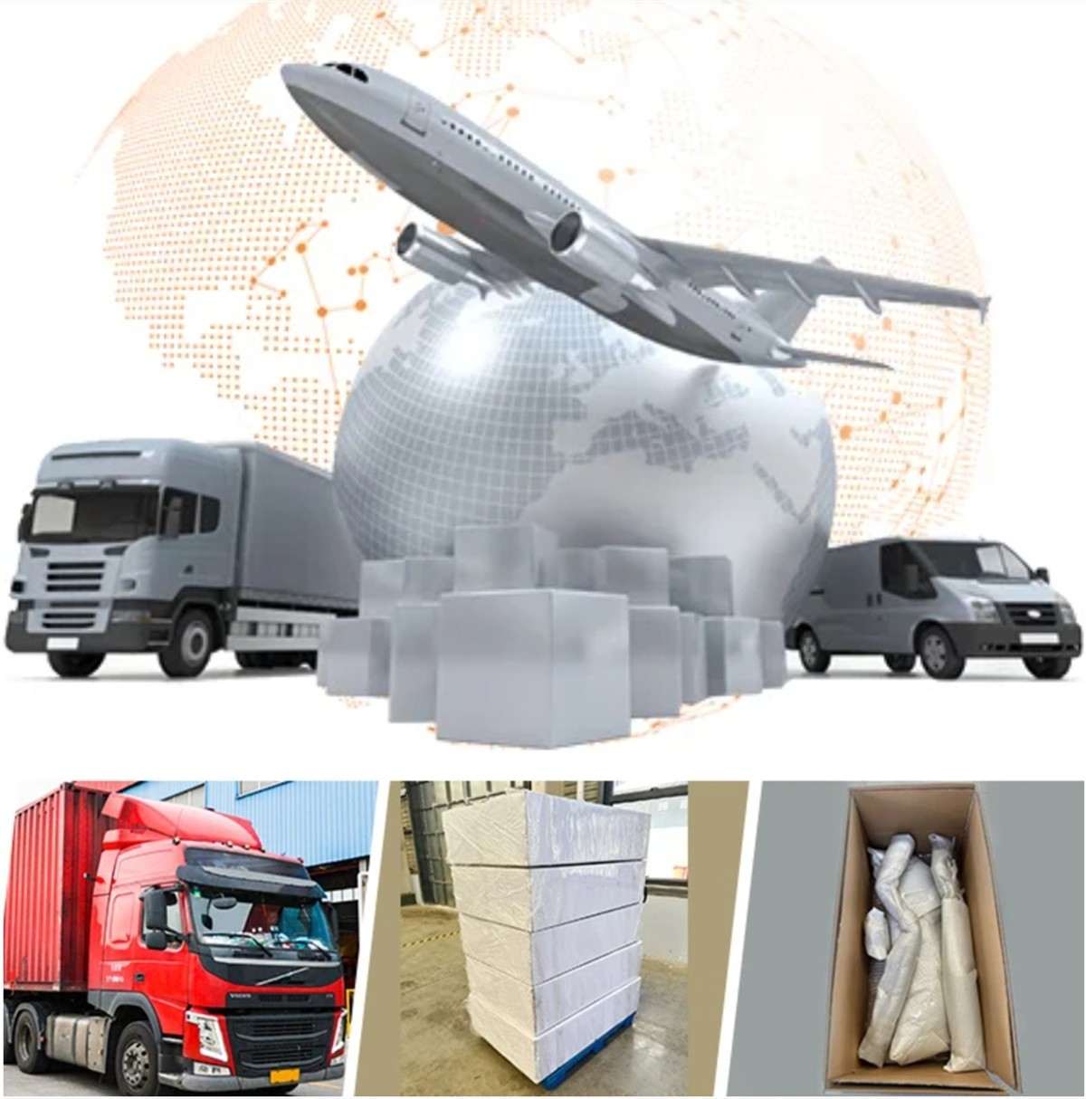 right angle exhaust elbow transportation